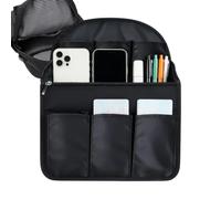 Backpack Organizer Insert - Lightweight Large Space Saving, Felt Purse Inner Divider Compartments, Nylon Multi Pocket Storage Liner | Travel Rucksack Internal Fabric Pouch For Routine Commuting T