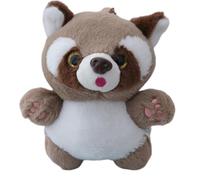 Backpack Pendant Soft Raccoon Collectible Doll Toy, Kids Companion