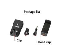 Backpack Strap Clip Mount Phone Holder for Shooting Video for iPhone12/Pro/12Pro Max/11/X/XS/XR, Samsung Galaxy and for GoPro Camera