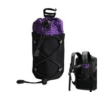 Backpack Water Bottle Holder Waterproof Cycling Drinkware Bag 6.69x3.15 In