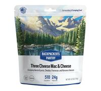 Backpacker's Pantry Three Cheese Mac & Cheese | Alimento liofilizado para mochileros y camping | Alimento de emergencia | 0.88 onzas de proteína | Vegetariano | 1 unidad