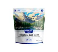 Backpacker's Pantry Three Cheese Mac & Cheese - Comida liofilizada para mochileros y campamentos - Alimento de emergencia - 0.98 onzas de proteína, vegetariano - 1 unidad