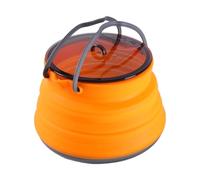Backpacking Teapot - Travel Heating Jug, Wilderness Cooking Container, Compact Folding Camp Boiler Cookware | Durable Outdoor Water Heating Vessel Set, Expedition Trekking Survival Kitchen Utility