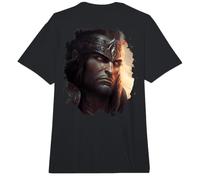 Backprint Batalla épica de Guerreros de fantasía Llena Comfort Colors Adult Heavyweight T-Shirt