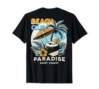 Backprint: Beach Club Paradise East Coast Camiseta