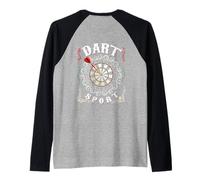 Backprint Dart Sport - Diana de Dardos Camiseta Manga Raglan