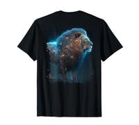 Backprint El místico Rey Fuerte del Desierto la Naturaleza. Camiseta