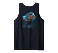 Backprint El místico Rey Fuerte del Desierto la Naturaleza. Camiseta sin Mangas