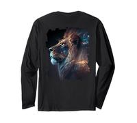 Backprint El místico Rey Fuerte del Desierto la Naturaleza. Manga Larga