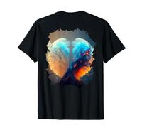 Backprint Globo de Nieve del Espacio Exterior el símbolo Camiseta