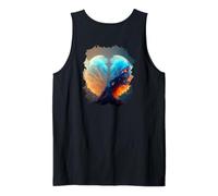 Backprint Globo de Nieve del Espacio Exterior el símbolo Camiseta sin Mangas