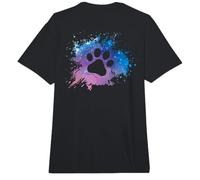 Backprint - Huellas de Huella de Huella de Perro Comfort Colors Adult Heavyweight T-Shirt