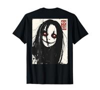 Backprint Japan Aesthetic Kuchisake Onna Horror Streetwear Camiseta