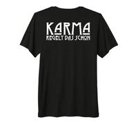 Backprint Karma Resuelve Ese Hechizo de Justicia Camiseta Premium