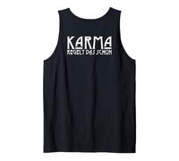 Backprint Karma Resuelve Ese Hechizo de Justicia Camiseta sin Mangas
