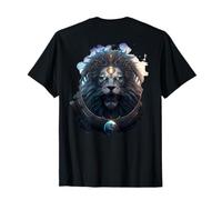 Backprint Leo épico el Signo Zodiacal de la Fuerza Camiseta