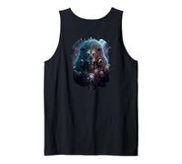 Backprint Leo épico el Signo Zodiacal de la Fuerza Camiseta sin Mangas