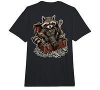Backprint Mapache Mecánico Sucio Comfort Colors Adult Heavyweight T-Shirt