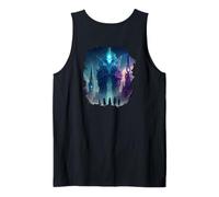 Backprint Planeta alienígena místico un Viaje futurista Camiseta sin Mangas