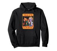 Backprint: refranes divertidos, día después del cumpleaños número 31 Sudadera con Capucha
