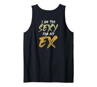 Backprint Soy Demasiado Sexy para mi ex Camiseta sin Mangas