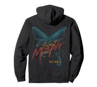 Backprint Streetwear Y2K Vintage Polilla Butterfly Mariposa Sudadera con Capucha