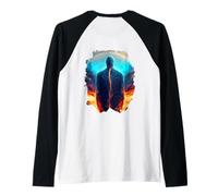 Backprint Supernova la Asombrosa Maravilla del Universo Camiseta Manga Raglan