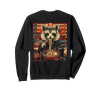 Backprint Urban Japón Ramen Noodles Estético Streetwear Sudadera
