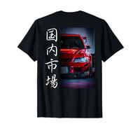 Backprint Vintage JDM Drift Racing Car Automotriz Motorsport Camiseta
