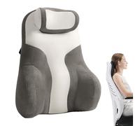 Backrest Pillow with Arms - Ergonomic Lumbar Support Pilow For Bed & Couch, 5-Star Reading Pillows with Neck Support, Sit-Up Comfort Pillow For Gaming, Working & Relaxing