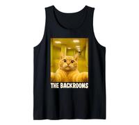 Backrooms Cat Selfie: Horror Espacial Espeluznante liminal Camiseta sin Mangas