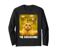 Backrooms Cat Selfie: Horror Espacial Espeluznante liminal Manga Larga