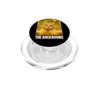 Backrooms Cat Selfie: Horror Espacial Espeluznante liminal PopSockets PopGrip para MagSafe