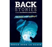 BACKSTORIES - Seule sous LA Glace - Jeu de société d'aventure - Jeu d'exploration et d'énigmes - Aventure épique - Escape Game - dès 10 Ans - 1 à 6 Joueurs - La boîte de Jeu - Blackrock Games