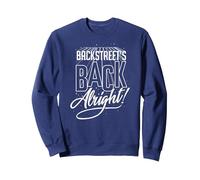 Backstreet Boys Backstreets Back Alright Cosmic Sudadera, Unisex para Adultos, Azul Marino, S