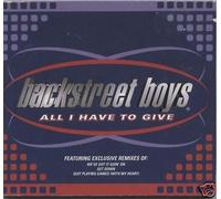 BACKSTREET BOYS CD All I have to give/We've got it goin