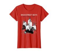 Backstreet Boys - DNA Tour 2022 Madrid Camiseta, Mujer, Rojo, XXL