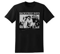 Backstreet Boys Film Photo T-Shirt Men and Women Unisex Graphic tee Shirt Black S Unisex 100% Cotton Short-Sleeve T-Shirts Black XL