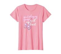 Backstreet Boys - Quit Playing Games Game Controller Camiseta, Mujer, Rosado, M