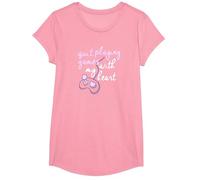 Backstreet Boys - Quit Playing Games Game Controller Camiseta, Niñas, Rosado, M