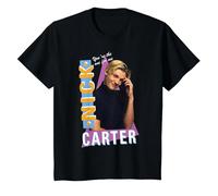 Backstreet Boys You'Re The One For Me Nick Camiseta, Niños, Negro, 8 años