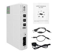 Backup Battery, Router Power Supply, Portable Uninterruptible Ups, Recargable Modem Bank, Wireless WiFi for Output, Compact Pack Router, Speaker, LED Light, 400 g