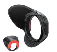 Backup Camera Rain Cover - Universal Curved Rear View Guard | Universal Curved Backup Camera Rain Cover & Sun Shade Guard, Waterproof Visor Shield For Clear Rearview Camera Image
