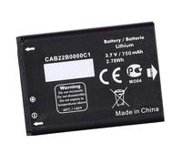 Backupower - Bater¨ªa de Repuesto Compatible con One Touch 103 103A 105 105A 2012D 2051D 2051 2051X CAB22B0000C1 CAB22D0000C1 CAB0400000C1 750mAh