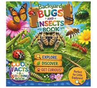 Backyard Bugs and Insects Book: Cool Facts & Coloring Book for Kids