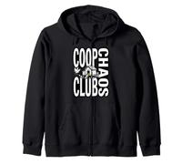 Backyard Chicken Coop Chaos Club Homesteading Sudadera con Capucha