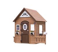 Backyard Discovery Aspen Casa infantil de Madera | Casita de juegos para ninos de jardin / exterior | incluidos los accesorios y ventanas