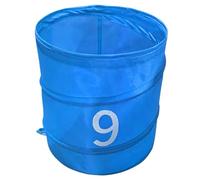 Backyard Golf Game Bucket - Organizador de entrenamiento plegable de 180 g, tela Oxford duradera, mejora la precisión del chip, diseño de almacenamiento fácil | ideal para parques, céspedes, patios