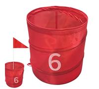 Backyard Golf Game Bucket - Oxford Fabric Sports Target, plegable Chipping Storage Bin | Amplio Training Bucket With Portable Design, Golf Practice Container For Adults Beginners Men Women Kids Lawn