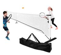 Backyards Tennis Net: barrera deportiva plegable portátil, equipo de tenis desmontable compacto | MARCO DE ENTRENAMIENTO PRÁCTICA PRÁCTICA DURABLE DEL CORTE PARA LA CONTRACIÓN PARA CONDUCCIÓN PARA PAR